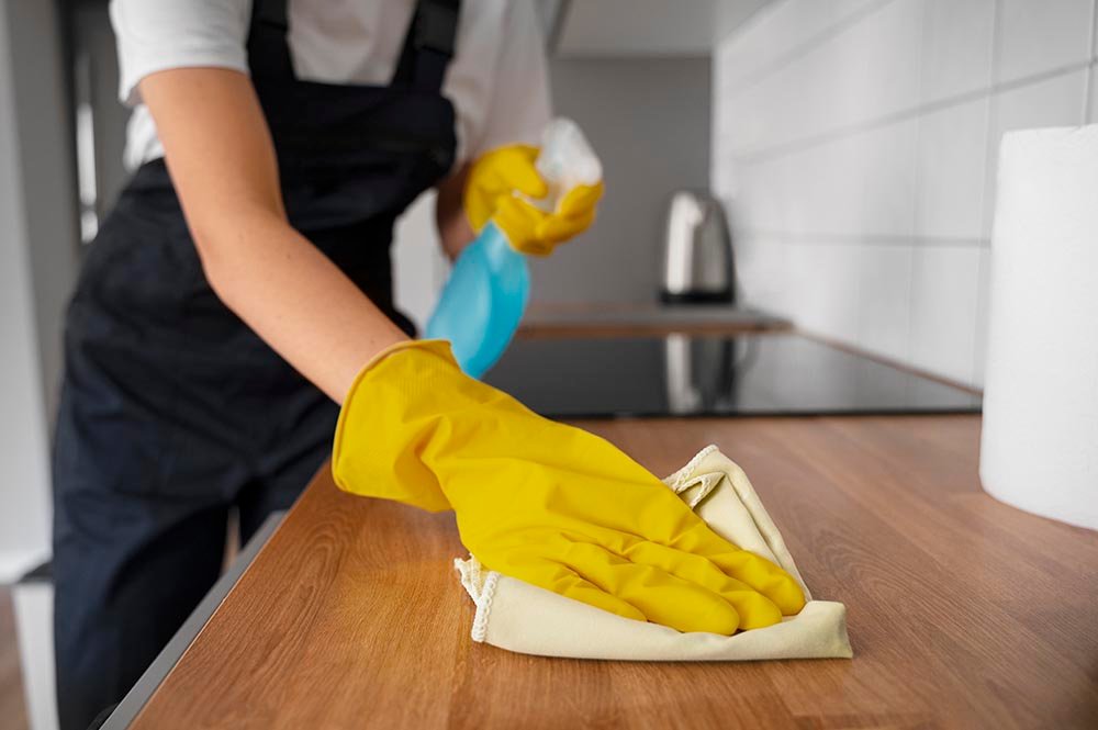 Deep Cleaning Services Hands-On Scrubbing